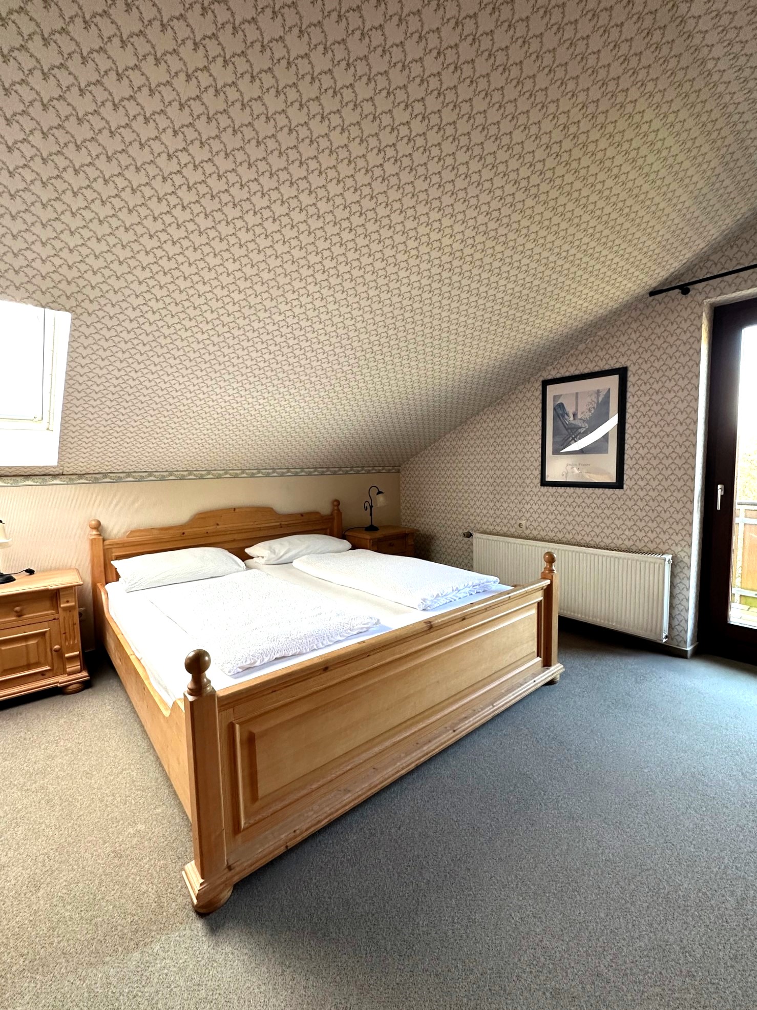 Zimmer 6 - Doppelzimmer mit Balkon